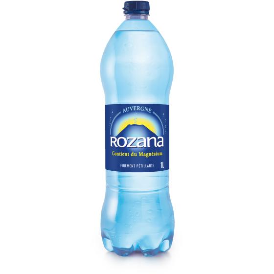 ROZANA EAU MINERALE NATURELLE PETILLANTE 1.00 L 1000 ML