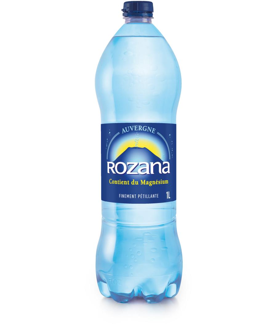 ROZANA EAU MINERALE NATURELLE PETILLANTE 1.00 L 1000 ML