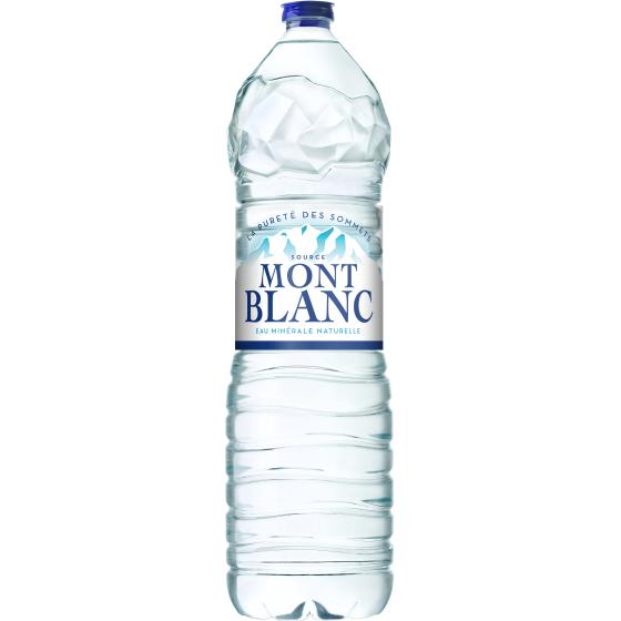 MONT BLANC EAU MINERALE NATURELLE 1.50 L 1500 ML