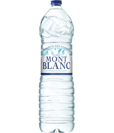 MONT BLANC EAU MINERALE NATURELLE 1.50 L 1500 ML
