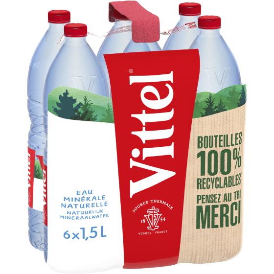 EAU MINERALE NATURELLE VITTEL  6X1,5L