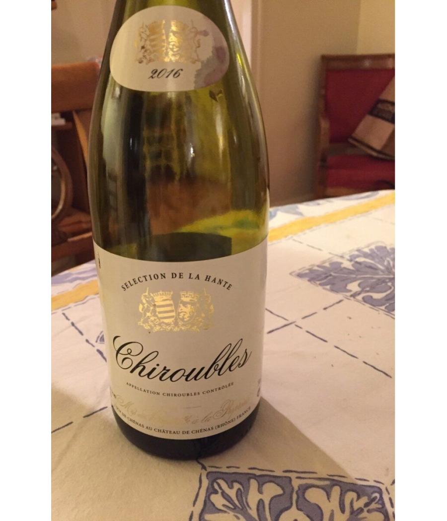 VIN ROUGE CHIROUBLES AOP 2016 SELECTION DE LA HANTE 75CL