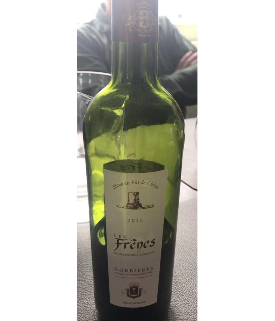 VIN ROUGE LES FRENES MILLESIMES 2019 AOP CORBIERES 75CL