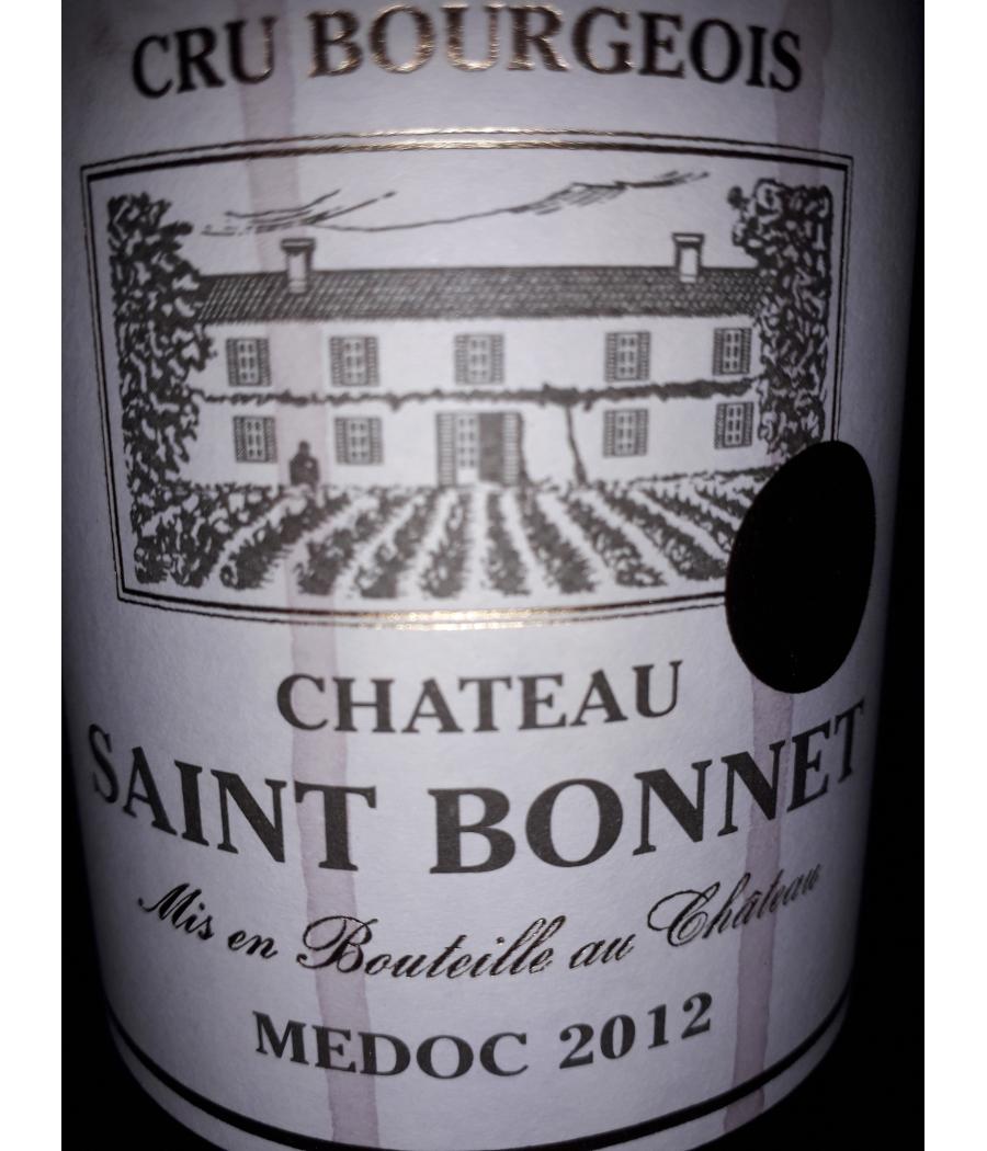 VIN ROUGE CHATEAU SAINT BONNET 2012 AOC MEDOC 75CL