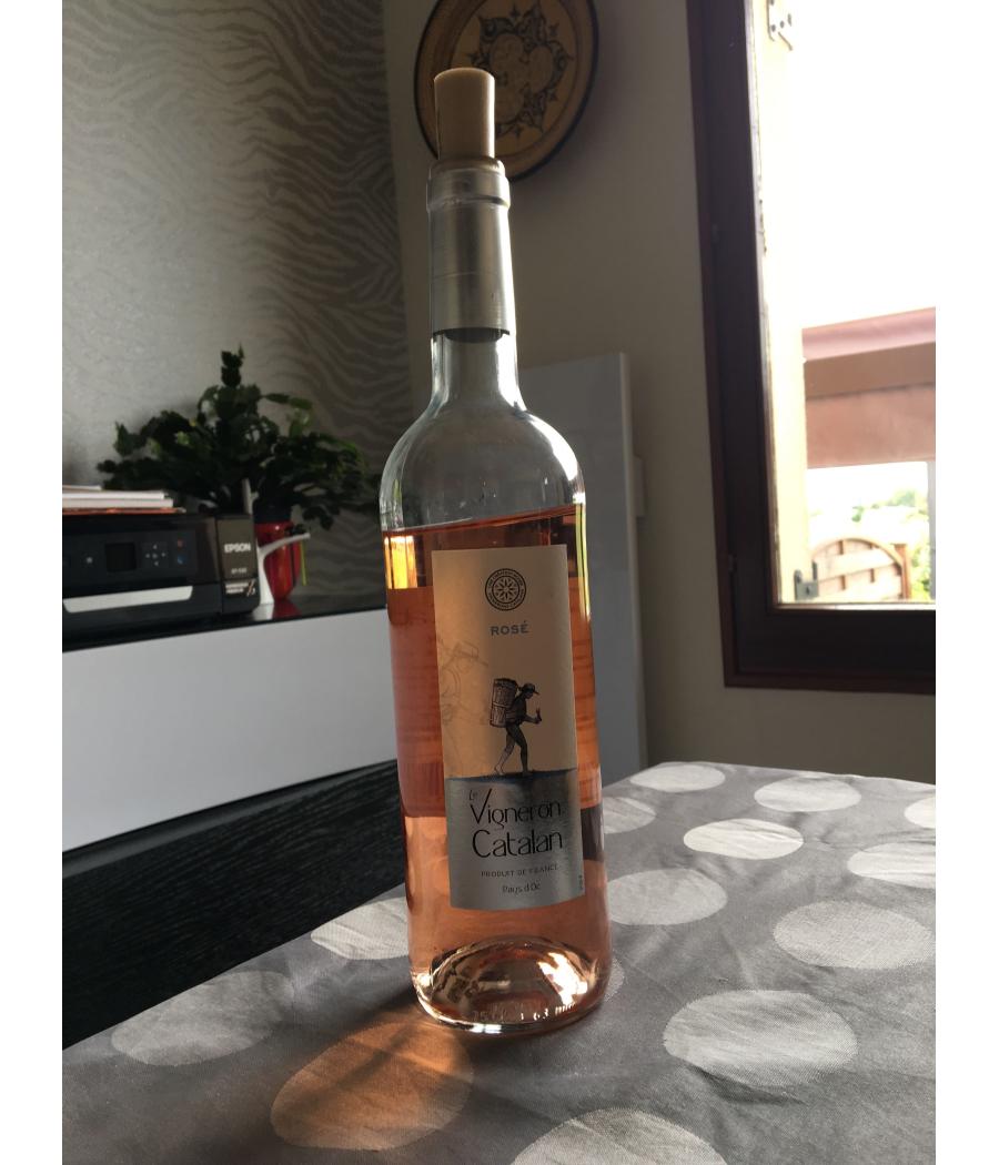 VIN ROSE SEC LE VIGNERON CATALAN IGP PAYS D'OC   75CL