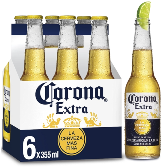 BIERE BLONDE CORONA EXTRA 6X35 CL