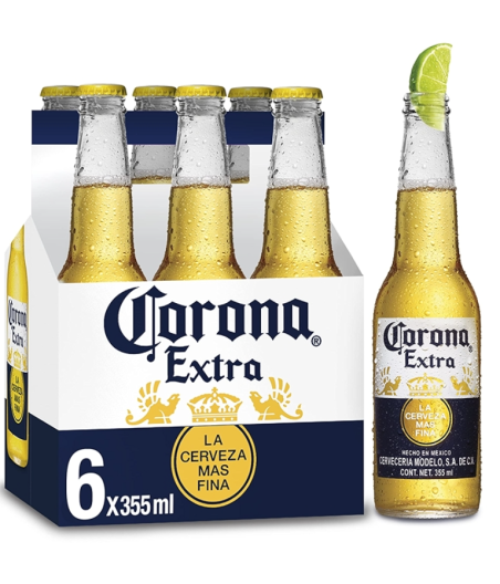 BIERE BLONDE CORONA EXTRA 6X35 CL