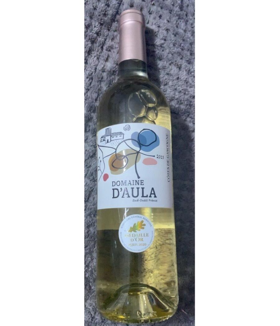 VIN BLANC CÔTES DE GASCOGNE DOMAINE D'AULA 75CL