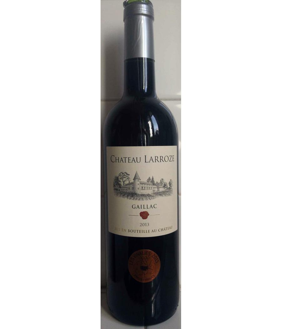 VIN ROUGE CHATEAU LARROZE GAILLAC 2013 75CL