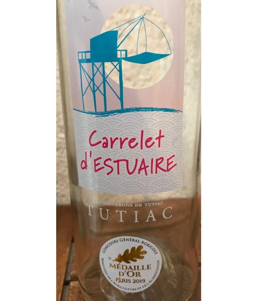 VIN ROSE CARRELET D'ESTUAIRE 75CL