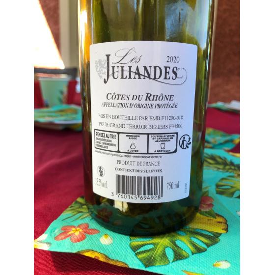 AOP CDR LES JULIANDES RG 75CL