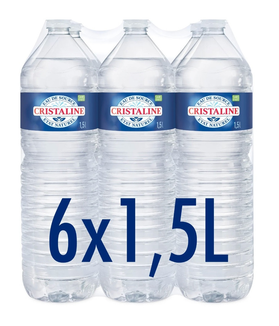 EAU DE SOURCE CRISTALINE 1.5L