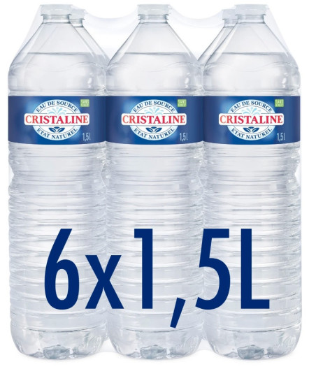 EAU DE SOURCE CRISTALINE 1.5L