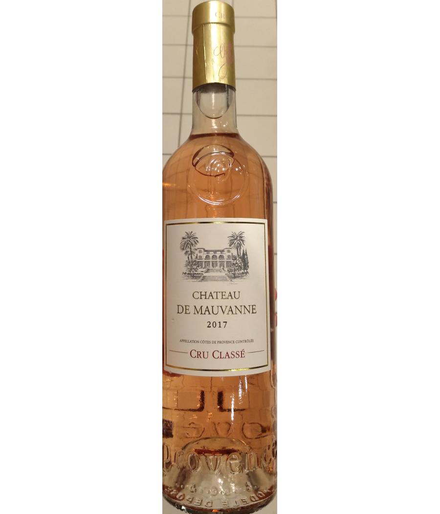 VIN ROSE COTES DE PROVENCEROSE 13° CHATEAU MAUVANNE 75CL