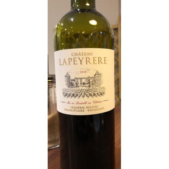 CHATEAU LAPEYRERE - VIN ROUGE