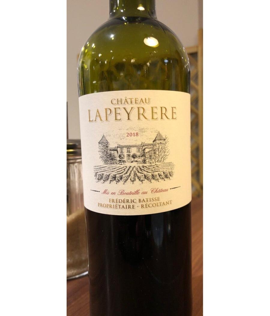 CHATEAU LAPEYRERE - VIN ROUGE