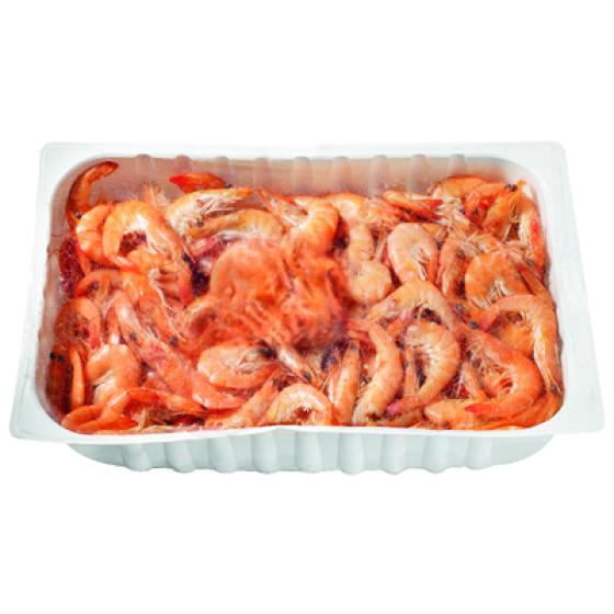 CREVETTE CUITE SOUS ATMOSPHERE CALIBRE 30/50 ELEVAGE EQUATEUR BARQUETTE DE 2 KG PACK DE 2