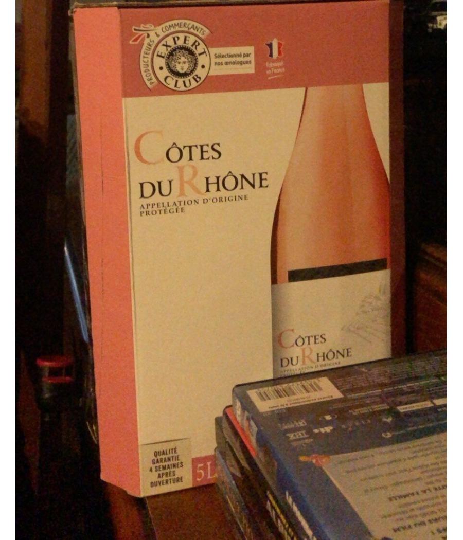 VIN ROSE COTES DU RHONE EXPERT CLUB 5L