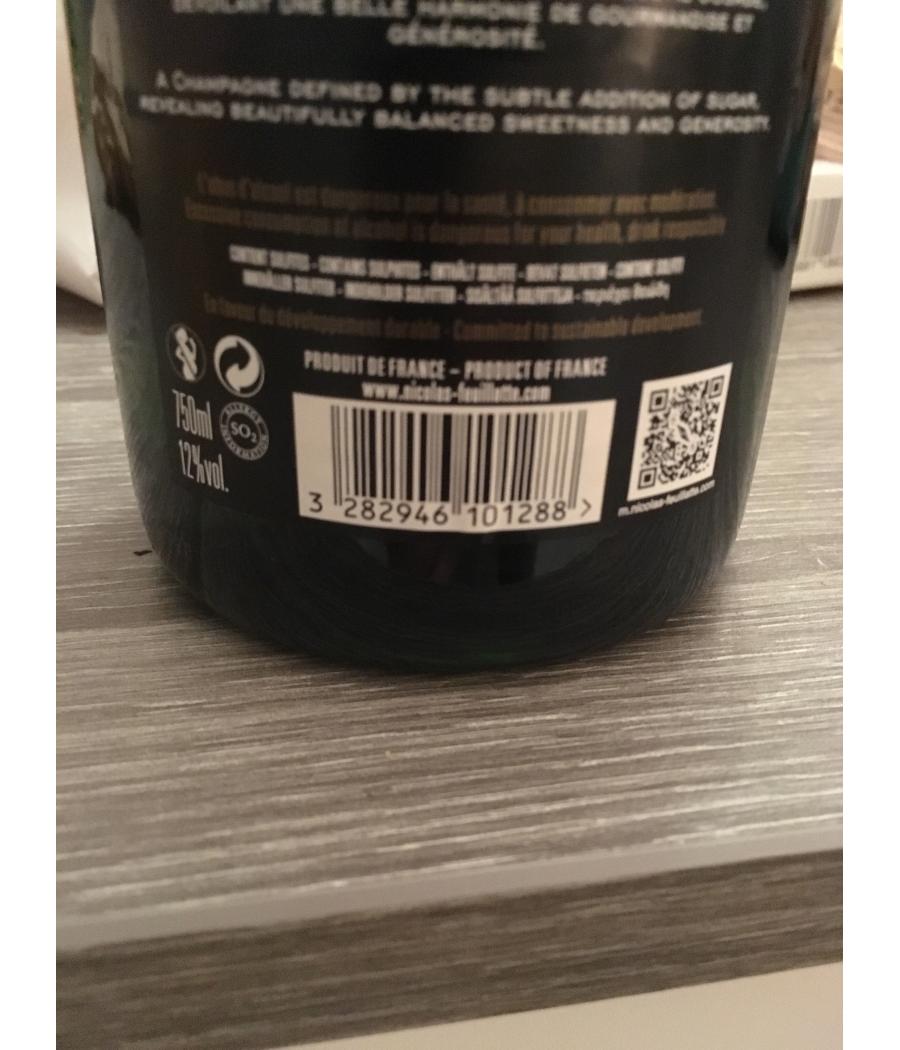 VIN CHAMPAGNE NICOLAS FEUILLATTE DEMI-SEC