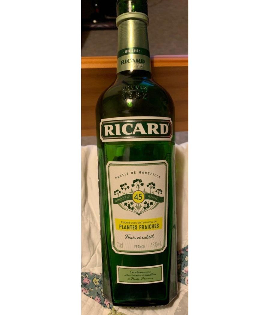 PASTIS RICARD AUX PLANTES FRAICHES 70 CL