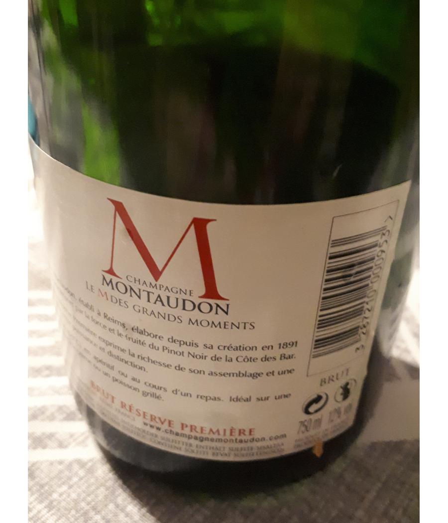 VIN  MONTAUDON CHAMPAGNE 75 CL