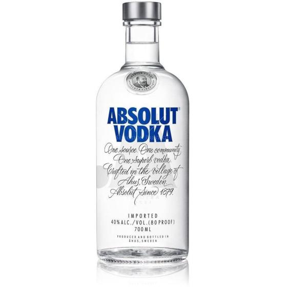 VODKA ABSOLUT 40D 20CL 200 ML