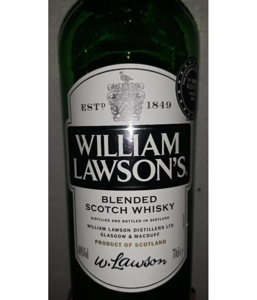 SCOTCH WHISKY ECOSSAIS WILLIAM LAWSON'S 70CL