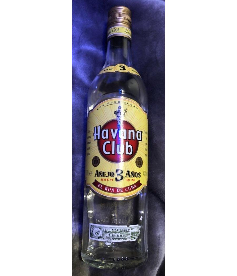 RUM CUBAIN 3 ANS D'ÂGE HAVANA CLUB 70CL
