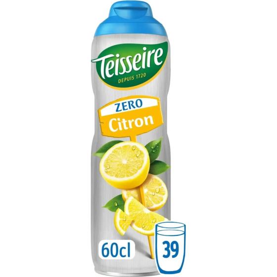 SIROP CITRON ZERO SUCRE TESSEIRE 60CL