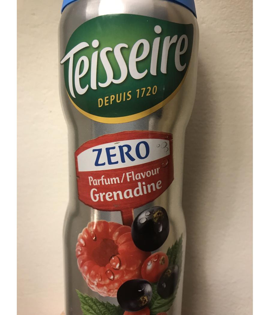 SIROP GRENADINE ZERO SUCRE TEISSEIRE 60CL