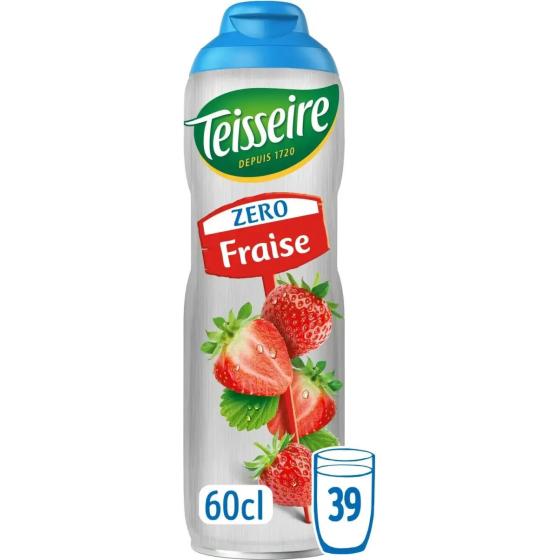 STROP DE FRAISE ZERO SUCRE TEISSEIRE 60CL