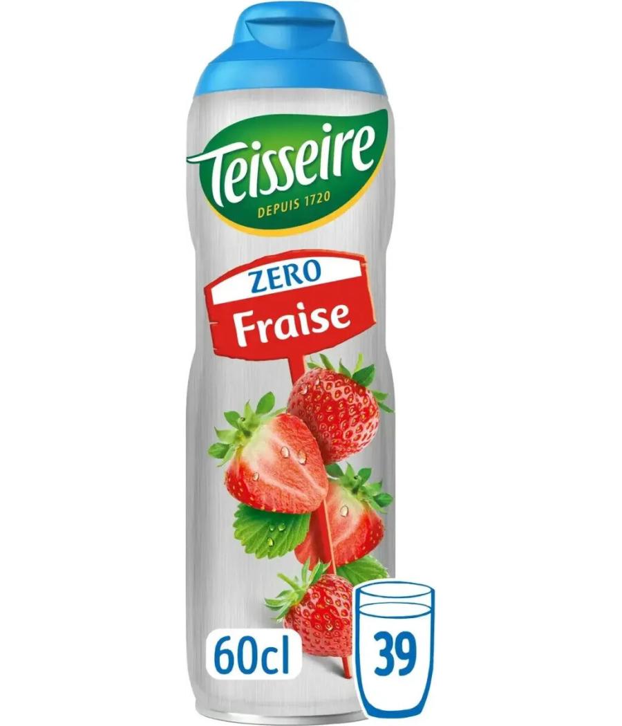 STROP DE FRAISE ZERO SUCRE TEISSEIRE 60CL