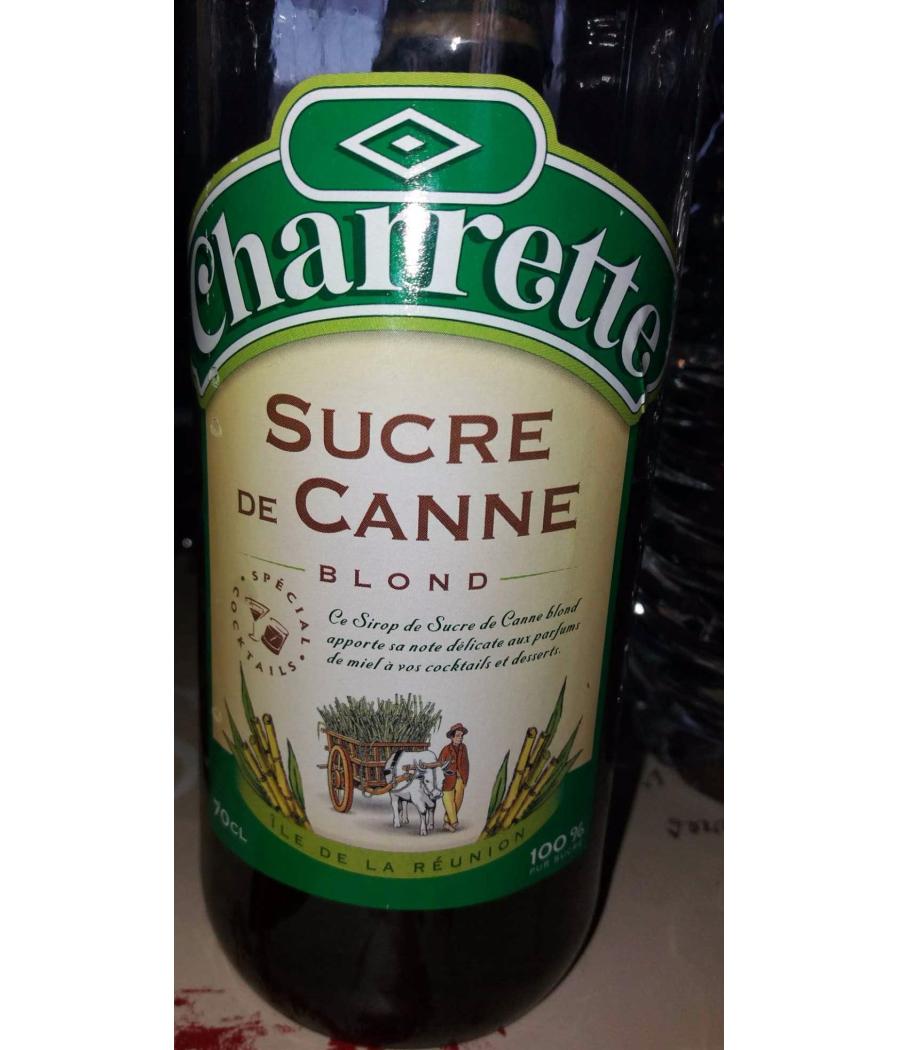 SIROP SUCRE DE CANNE BLOND CHARRETTE 70CL