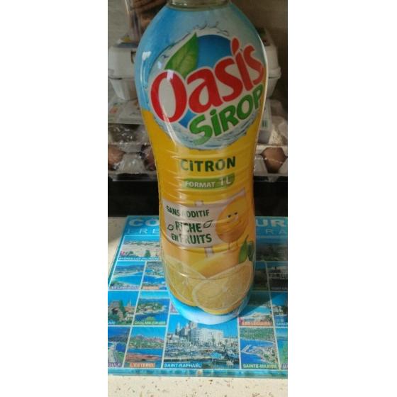 SIROP CITRON OASIS 1L