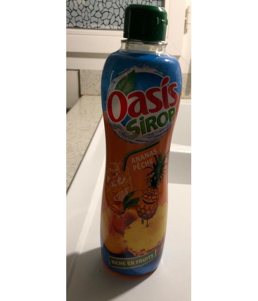 SIROP OASIS  ANANAS PECHE 75CL
