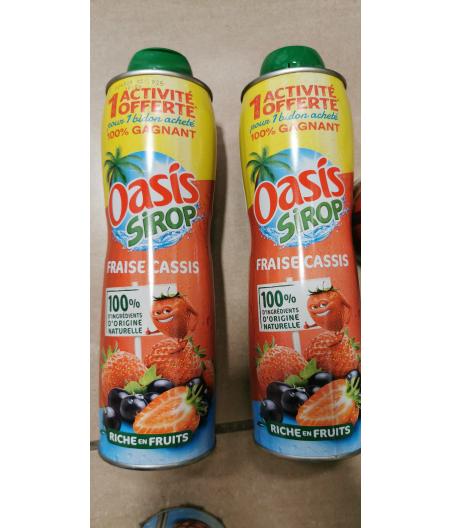 OASIS SIROP FRAISE CASSIS 60 C 60CL