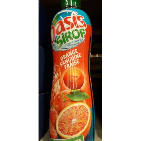 OASIS SIROP ORANGE SANGUINE FRAISE