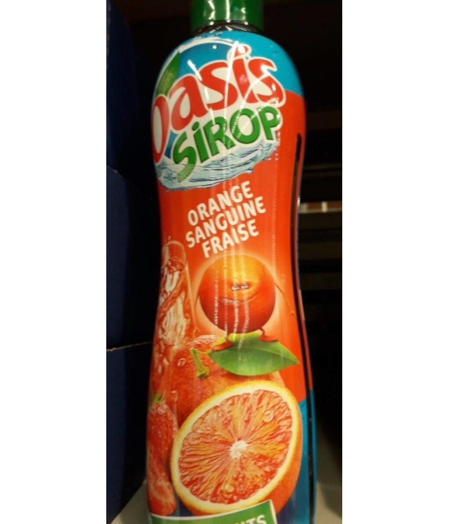 SIROP ORANGE SANGUINE FRAISE OASIS 75CL