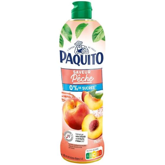 SIROP SAVEUR PECHE PAQUITO 75CL