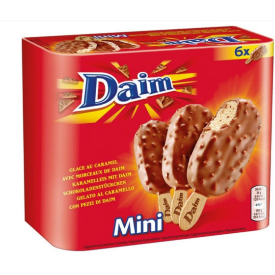 GLACES CARAMEL DAIM MINI 300 G