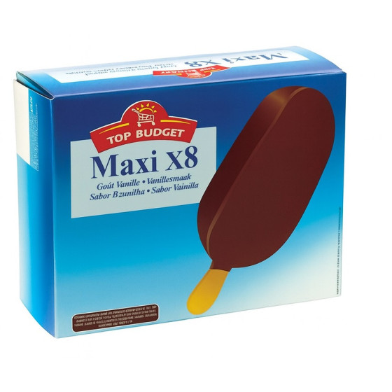 MAXI  GOUT VANILLE  529 G X8