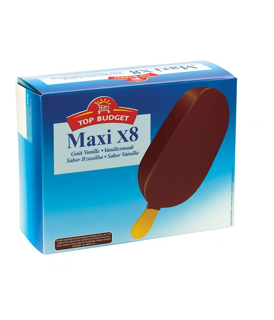 MAXI  GOUT VANILLE  529 G X8