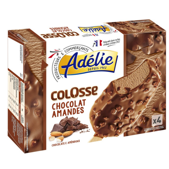 COLOSSE BATONNETS CHOCOLAT AMANDES ADELIE 346G