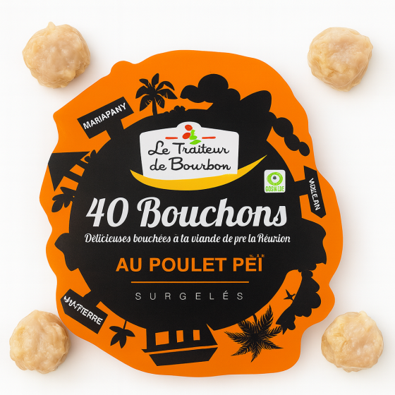 BOUCHONS AU POULET PEI LE TRAITEUR DE BOURBON 40PIECES