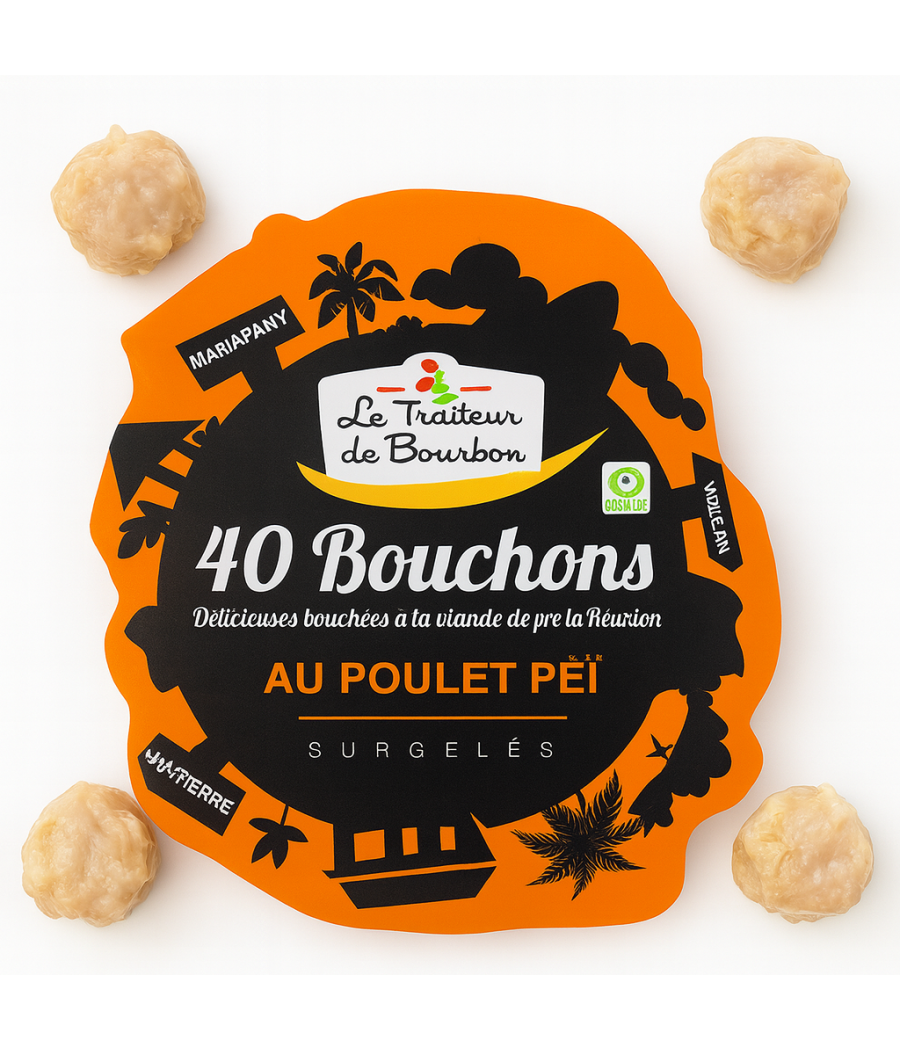 BOUCHONS AU POULET PEI LE TRAITEUR DE BOURBON 40PIECES