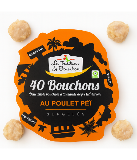 BOUCHONS AU POULET PEI LE TRAITEUR DE BOURBON 40PIECES