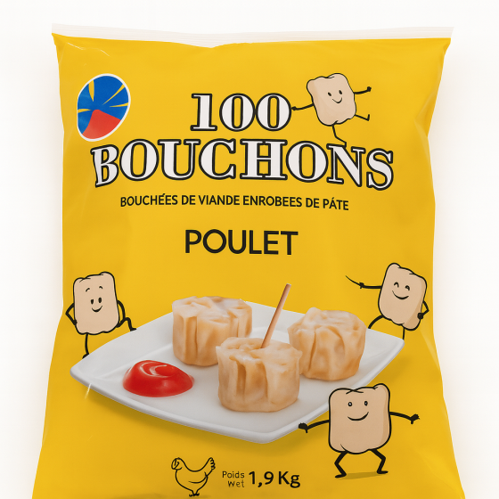 BOUCHONS POULET ASIA FOOD 1.9 KG