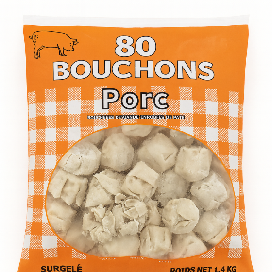 BOUCHONS PORC 1.4KG
