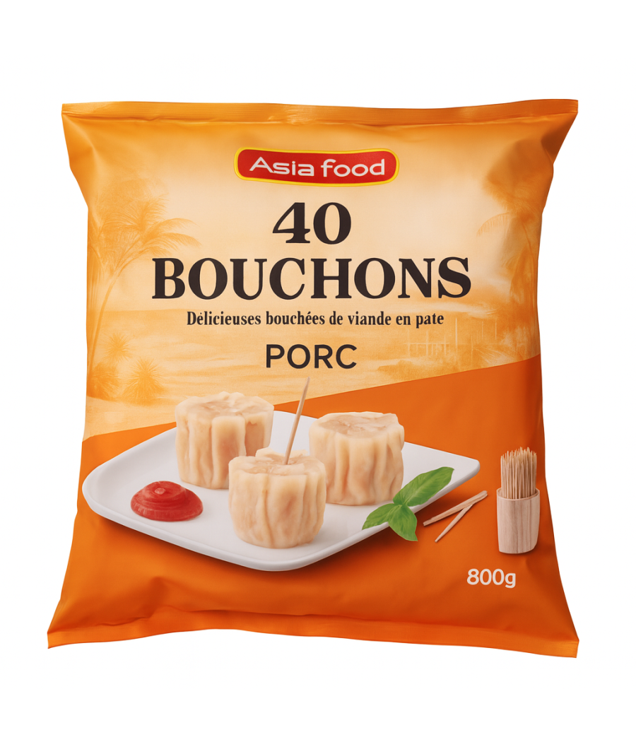BOUCHONS AU PORC 800G