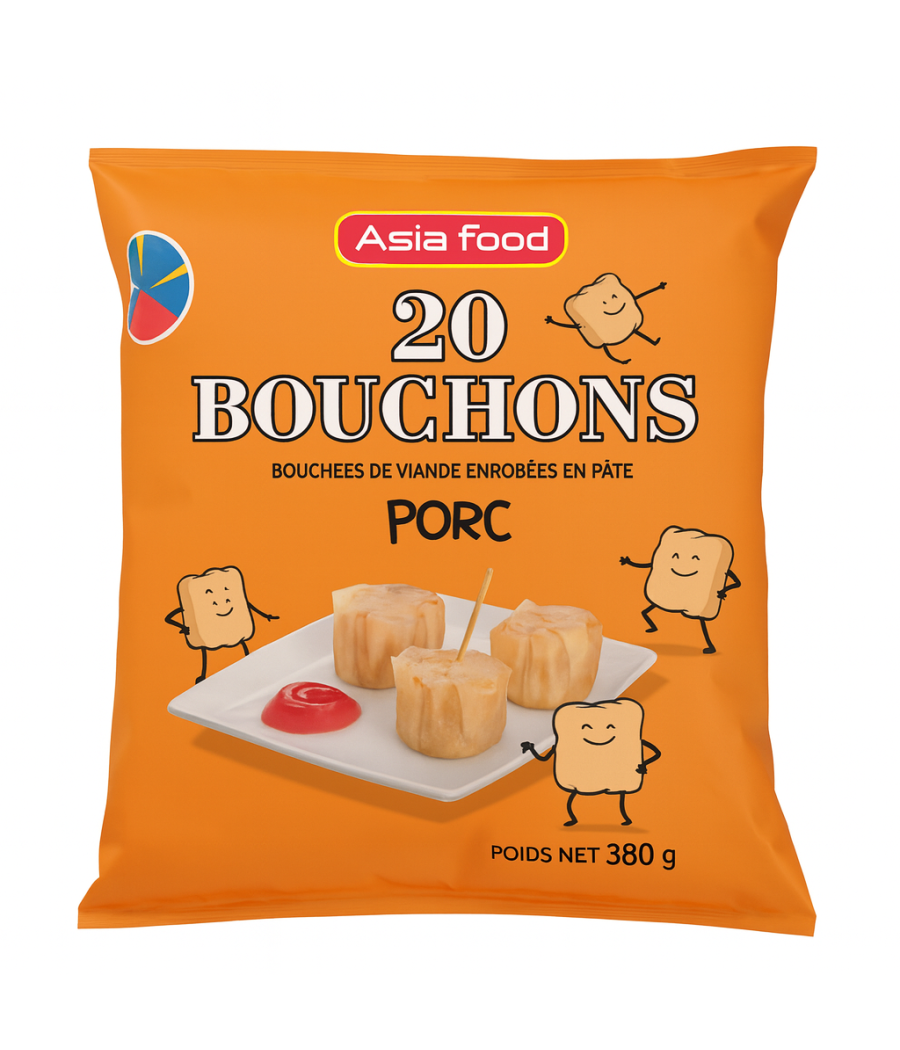 20 BOUCHONS PORC 380G